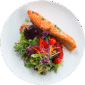 Raw Salmon Salad